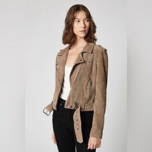 Blank NYC French Taupe Leather Jacket -Sz L